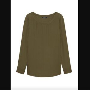 Banana Republic Green Blouse Size XS
